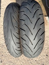 pair of motorcycle tyres DUNLOP Sportmax D220 ST 160/60/17 & MITAS 120/70/17
