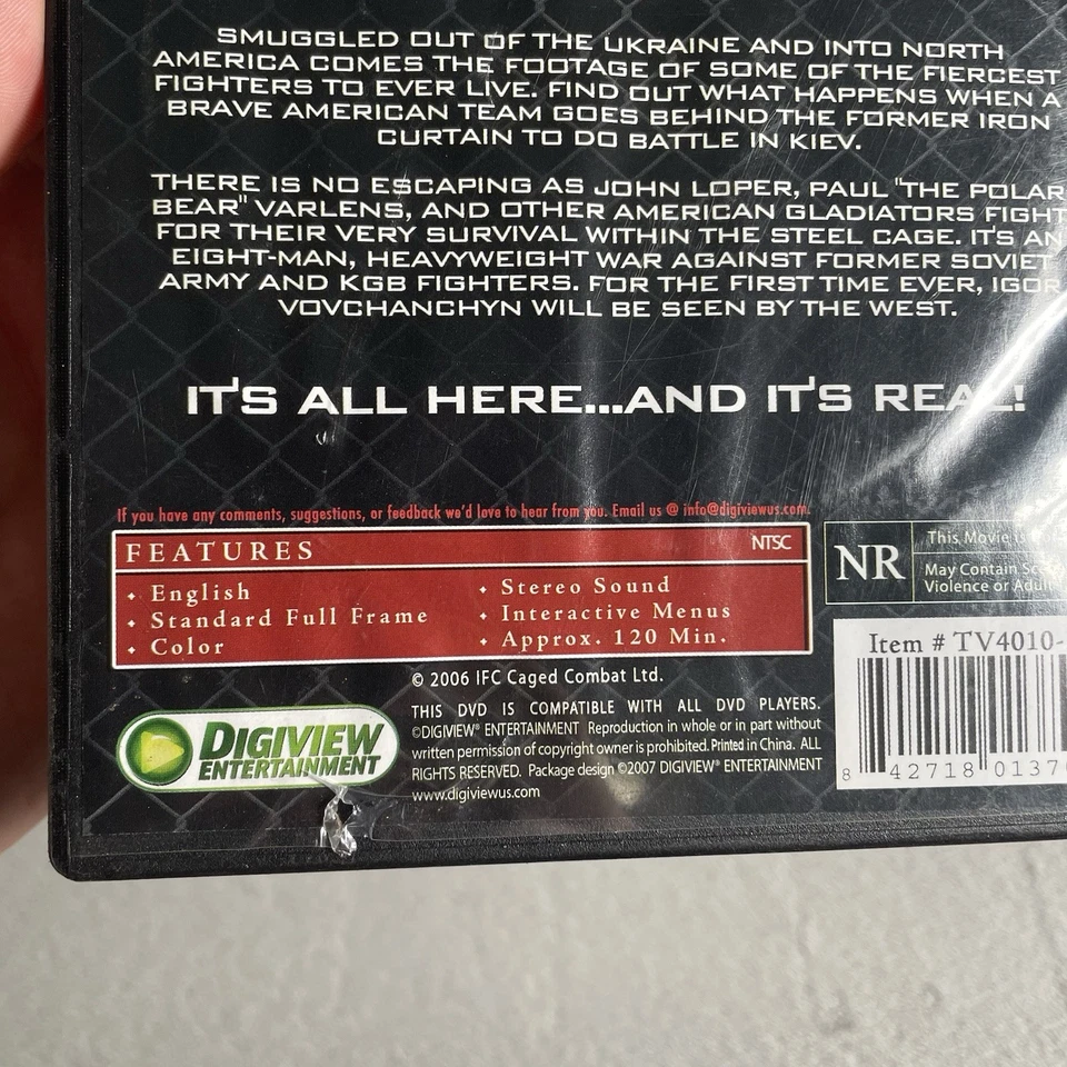 2006 Digiview Entertainment | IFC Caged Combat : Kombat in Kiev DVD - Image 3 of 4