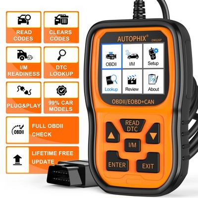 AUTOPHIX OM126P Automotive Check Engine OBD2 Scanner Diagnostic Tool Code Reader