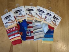Lot of 6 Pairs of Socks Size 17/20 Short Kids Santagostino Casual Pack