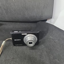 Sony Cyber-shot DSC-W180 10.1MP Digital Camera - Black Works - No Charger