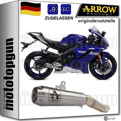 ARROW AUSPUFF ZUGELASSEN PRO-RACE NICHROM YAMAHA YZF R6 2017 17 2018 18 2019 19