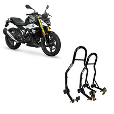 Coppia 2 cavalletti alzamoto BMW 310 R 310R alza moto ruota davanti dietro