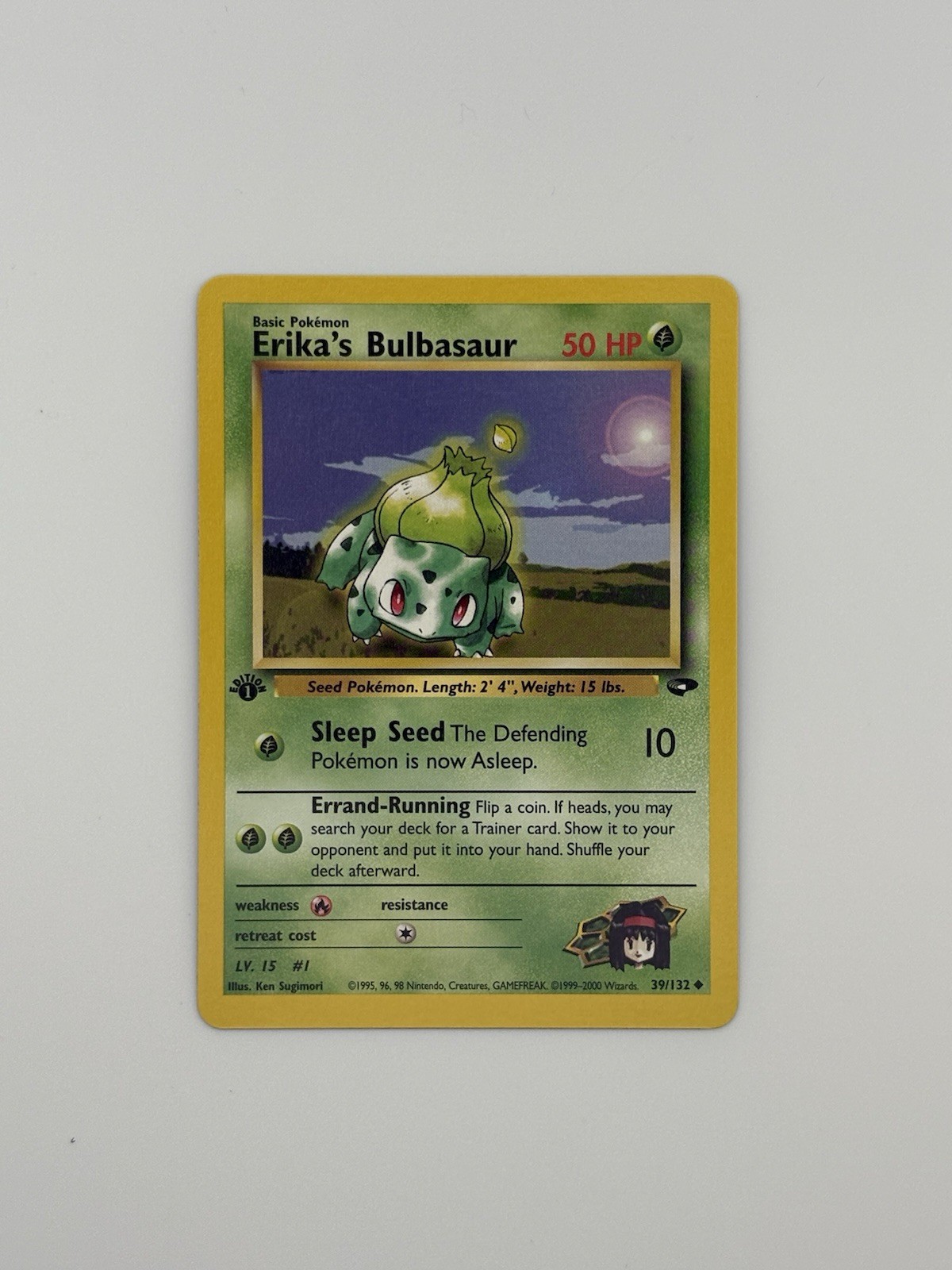 Erika's Bulbasaur 39/132 - Gym Challenge 1st Edition Pokemon TCG NM