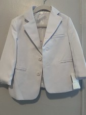 Classic White Tuxedo Jacket Boy Size 4T Without Tail Jacket Only