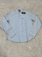 BNWT Y2K Abercrombie  Fitch Shirt Men's Large Muscle Button Down Striped Moose