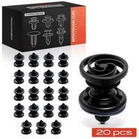 Frankberg 20X NYLON-CLIP Schwarz StoßFÄNger Passend FüR VW Caddy Golf Jetta Mult