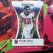 Panini Rookies & Stars Keanu Neal Atlanta Falcons #174 Red Rookie Card. rookie card picture