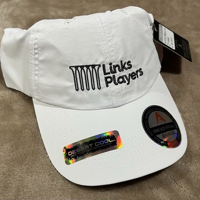 NEW Antigua Links Golf Hat White  Technical Fit Desert Cool Technology Hat NWT