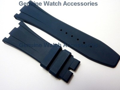 AUDEMARS PIGUET ROYAL OAK NAVY BLUE RUBBER SILICON (28mm X18mm) STRAP BAND NEW!!