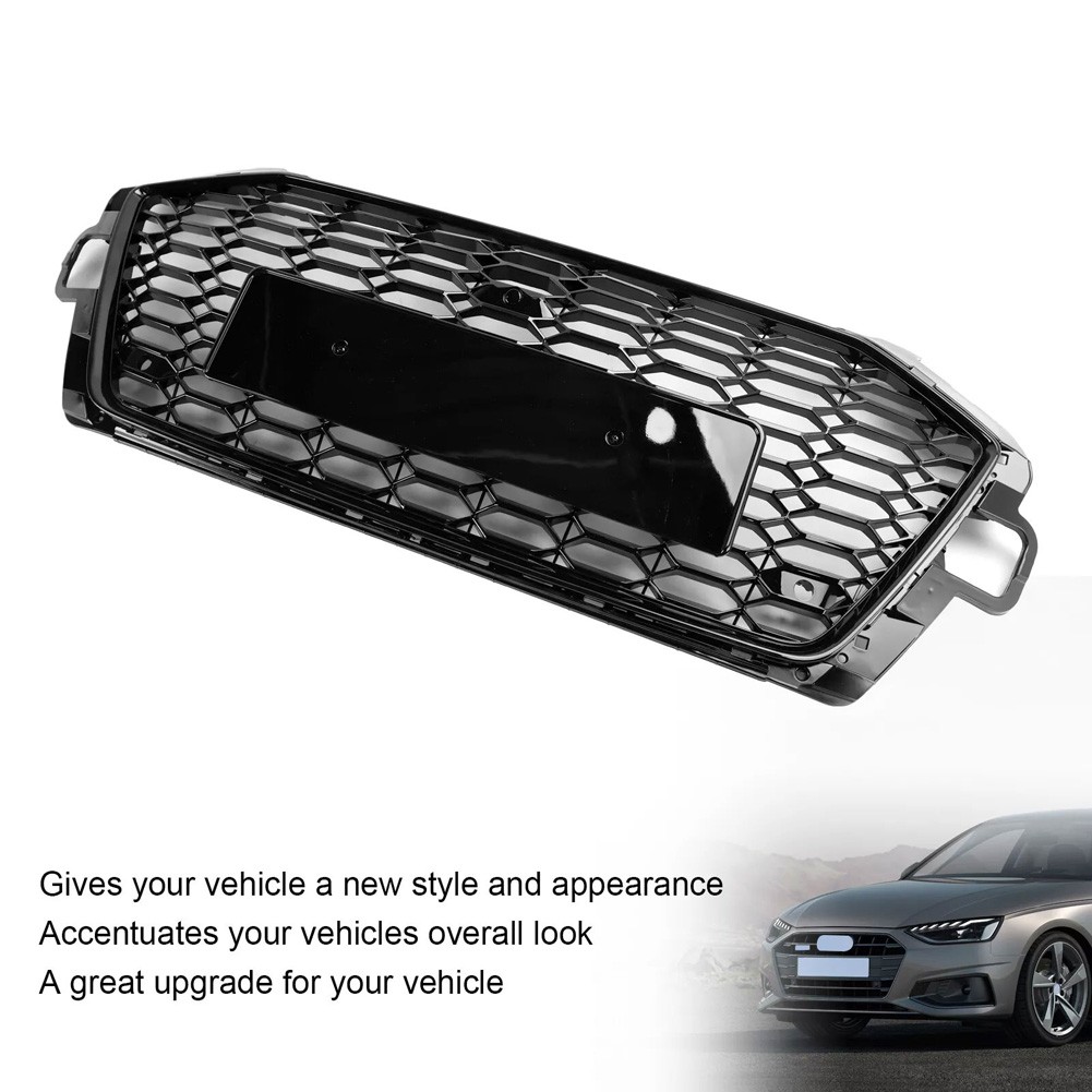 RS4 Style Front Bumper Grill Grille 8W0853651D For Audi A4 S4 B9.5 2020-2022