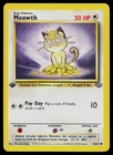 Pokemon Card - Meowth Jungle 56/64 Common 1st Edition