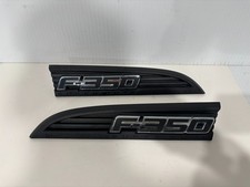 2011-16 FORD F350 SUPER DUTY XL RIGHT & LEFT SIDE FENDER EMBLEM SET