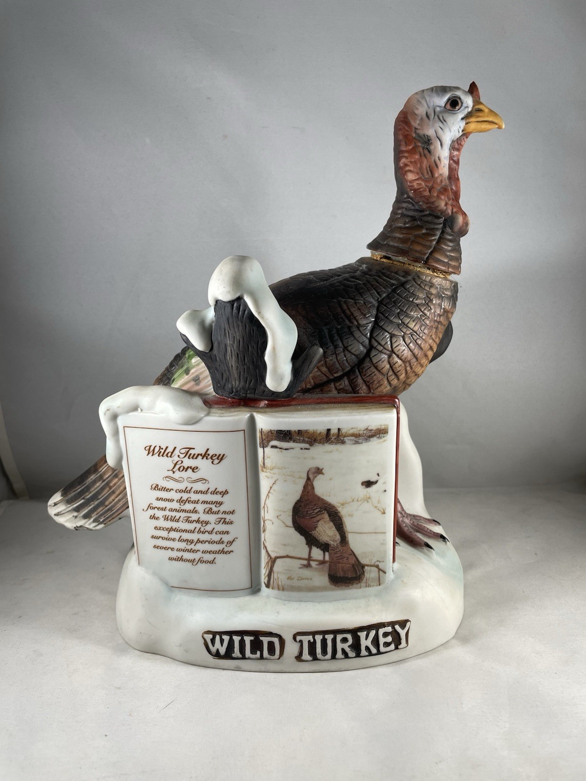 Austin Nichols Wild Turkey Lore Series II No. 2 1980 Whiskey Decanter Empty