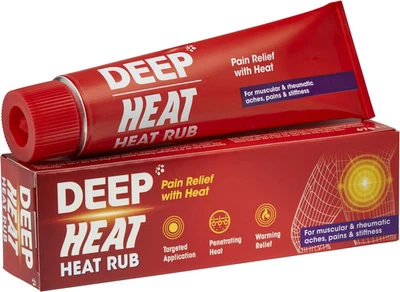 MENTHOLATUM Deep Heat Heat Rub 67G - Fast Relief from Muscular Aches and Pains