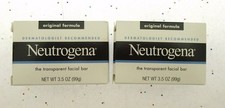 Neutrogena Bar Original Formula The Transparent Facial Bar Lot of 2