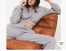 FOR LOVE  LEMONS JOSIE Crop Pullover Hoodie Sweat Sz XL