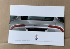 MASERATI 3200 Genuine Sales Brochure
