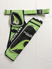 Avalon Tec One / Classic Dreirohr Zielscheibe Bogenschießen Köcher - Rechtshänder - grün