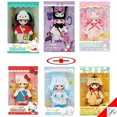 Sanrio-Charaktere x Little Mimi 6-Typ-Puppe, komplettes Set, Figur,...