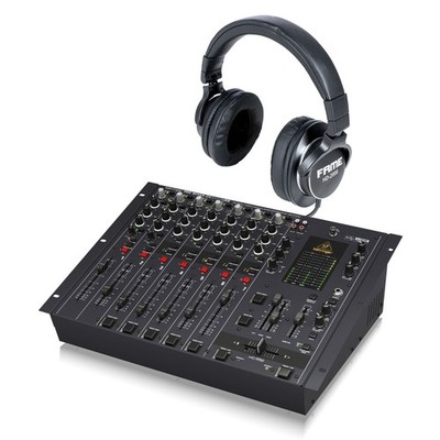 Behringer DX2000USB + hD 2000 Black-Set - DJ Mixer-Set