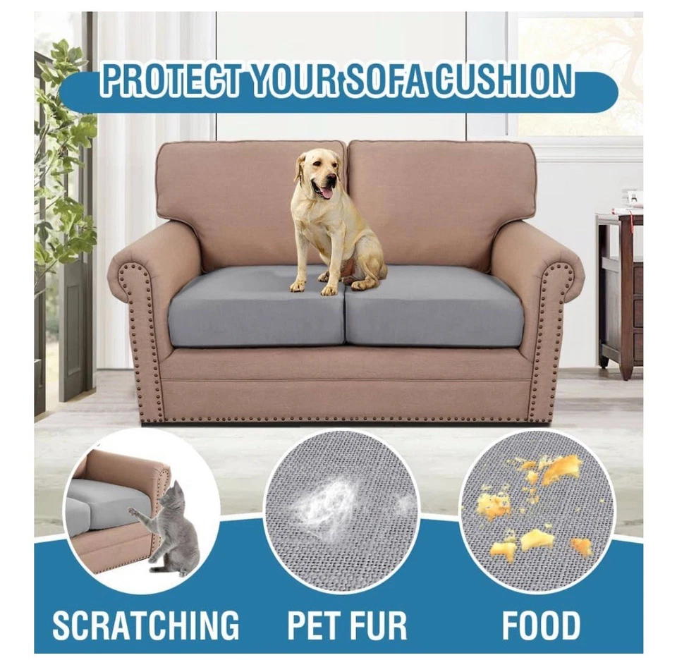 Fundas de cojín de asiento individual súper elásticas H.VERSAILTEX fundas de sofá Foto 3 de 4