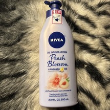 Nivea Oil Infused 16.9oz Peach Blossom and Avocado Oil Body Lotion Body