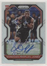 2020 Panini Prizm Rookie Silver Prizm Auto Donovan Peoples-Jones #319 Auto 0jx4