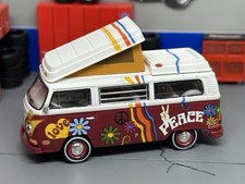 1973 73 Volkswagen Type 2 Bus Westfalia Campmobile 1/64 Scale