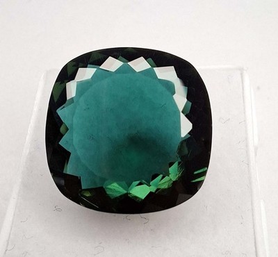 Green Tourmaline Natural 15-17 Ct Cushion Cut Loose EGL Certified Gemstone RK933