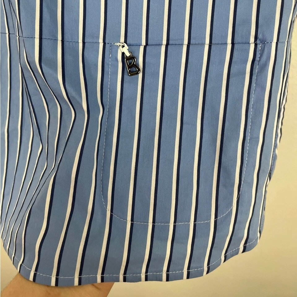 Blusa Bogner listra náutica laço costas manga curta 8 - Imagem 4 de 4