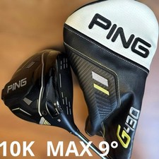 Ping G430 MAX 9 Tour 2.0 Chrome 65X Driver used with head cover Head Only