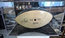 NFL TN Titans Blue & White Football Signed By Michael Griffin #33