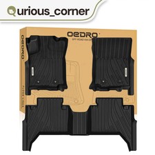 Floor Mats For 2016-2023 Toyota Tacoma Double Cab Automatic Tpe All Weather