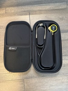 Eko CORE 500 Single Head Stethoscope with Case, Ear Tips, Earpiece Covers, Cable