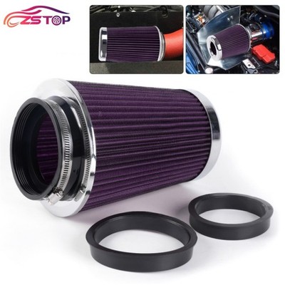 High Flow Performance Cold Air Intake Air Filter 3'', 3.5'', 4'' Inlet, 7.8'' Tall