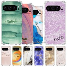 For Google Pixel 10 9 Pro XL 8A 7 6 Marble Custom Shockproof Case Silicone Cover