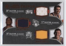 2007-08 SP Rookie Threads Triple Jason Smith Sean Williams Spencer Hawes 0q4