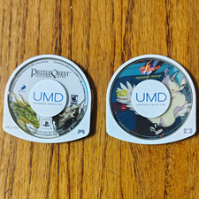 PSP Game/Movie Puzzle Quest & Night Warriors Darkstalkers Revenge 