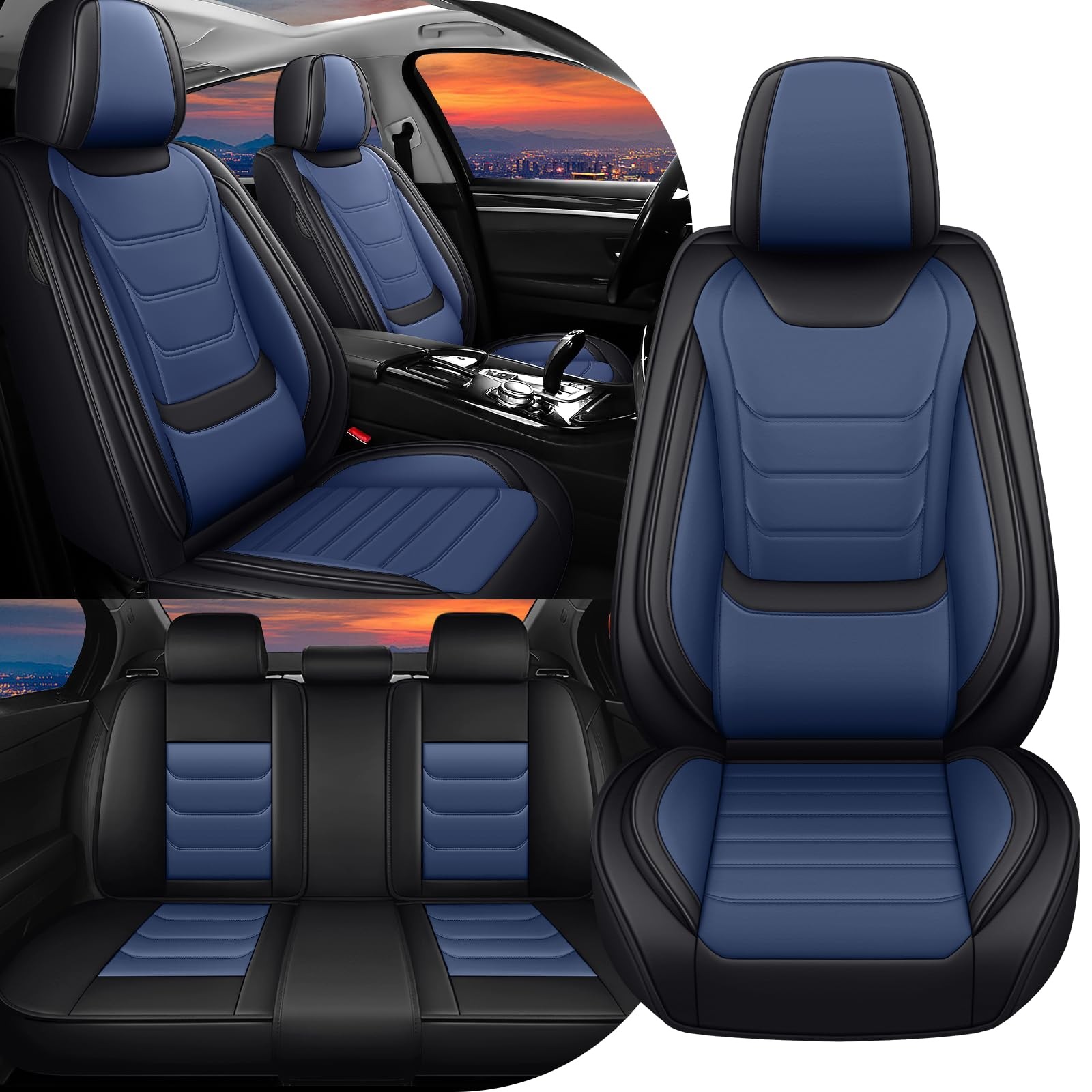 Customized Seat Covers for Optima 2008-2020 Waterproof Stain-Resistant Full Set
