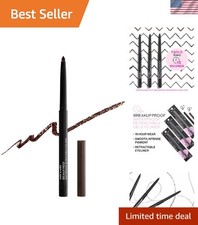 Ultra Pigmented 16-Hour Gel Eyeliner - Smudge Proof, Cruelty-Free, Dark Brown
