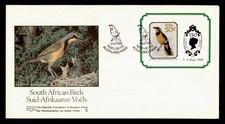 DR WHO 1990 SOUTH AFRICA RSA FDC BIRD S/S M72302