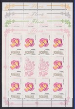 Romania 1998 Flora Flowers Blossoms Mi. No. 5348-5351 Mini Sheets MNH**