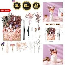 Dried Flowers Set MultiColor Dried Florals for Crafts Resin Candles Decor 2