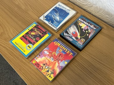 4 x Commodore 64 C64 diverse Kassettenspiele - ungetestet - ️Retro Geschenkidee ️