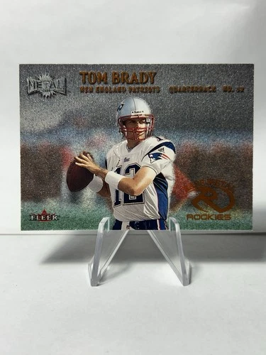 2000 Fleer Tom Brady Rare Metal Rookies #267 New England Patriots