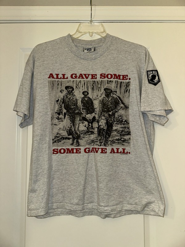 Vintage POW MIA All Gave Some Some Gave All Lee Shirt Men’s XL