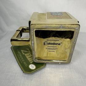 NEW THE LEGEND OF ZELDA NES Gold Game Cartridge Mug NINTENDO 27 fl. Oz. 800 ml.