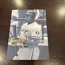 1997 Fleer - Checklist Frank Thomas #500
