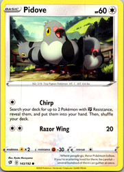 Pidove 143/192 Rebel Clash Common